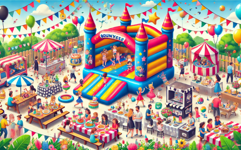 Fun with a Bouncy Castle