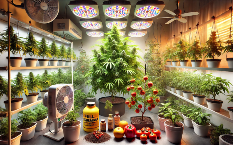 What else can I grow in cannabis grow room