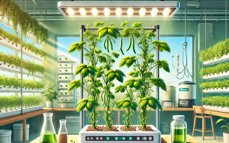 Dwarf French Runner Beans Hydroponic