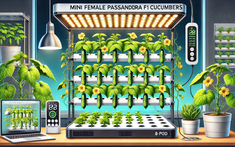 Hydroponic Mini Female Passandra F1 cucumbers
