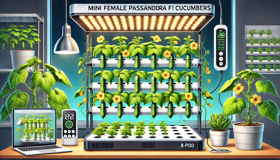 How to Grow Mini Female Passandra F1 Cucumbers in Hydroponics: A Complete Guide