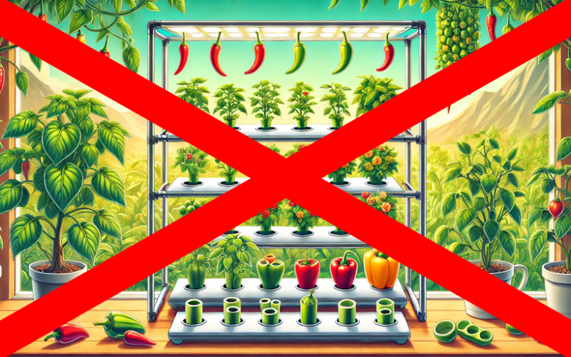 update Hydroponic Tabasco Chillies