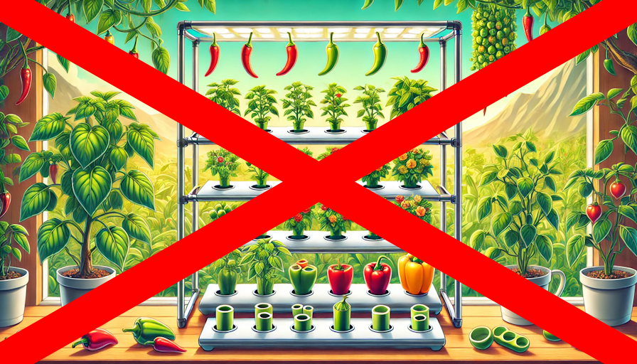 Hydroponic Tabasco Chillies Update: Total Failure!