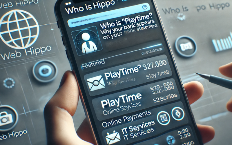 PLAYTIME or WEB HIPPO Statement