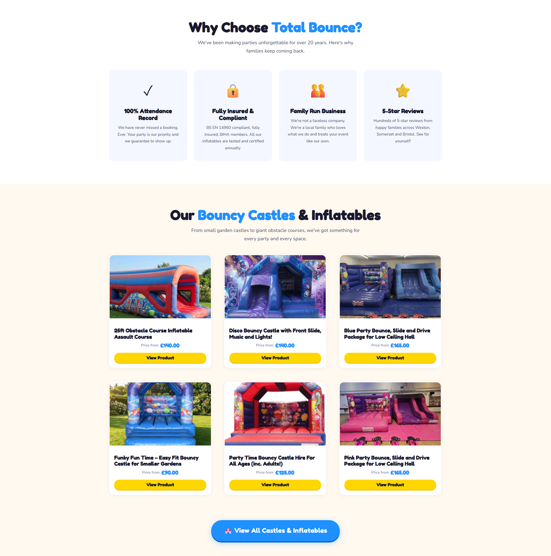 Total Bounce Website Screenshot