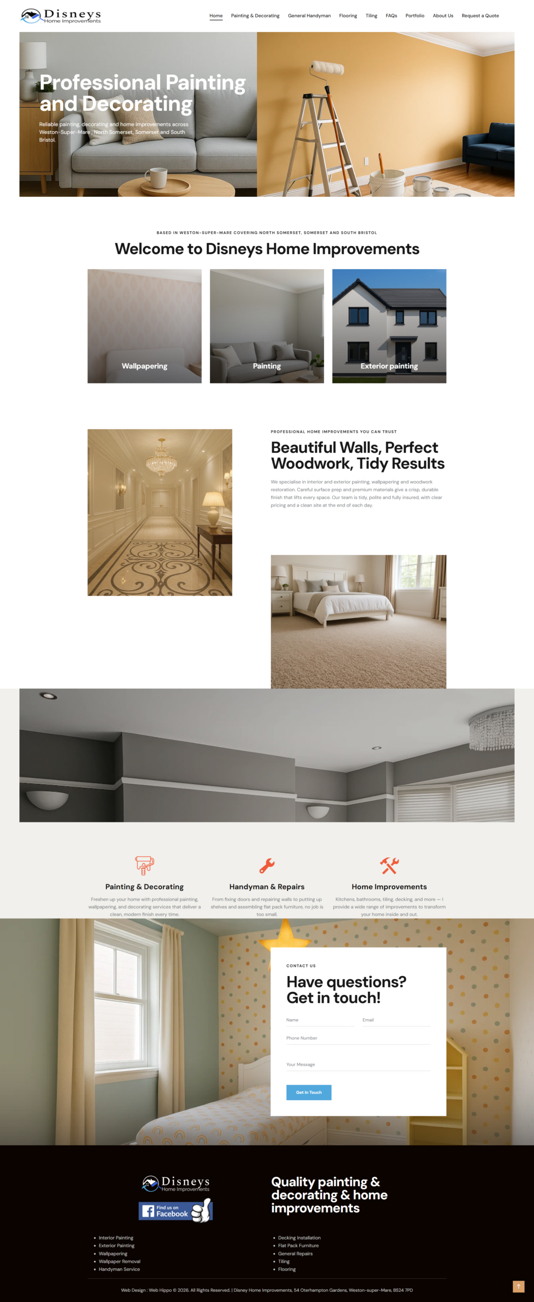 Disney Home Improvements Website