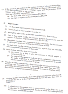 consumer rights law